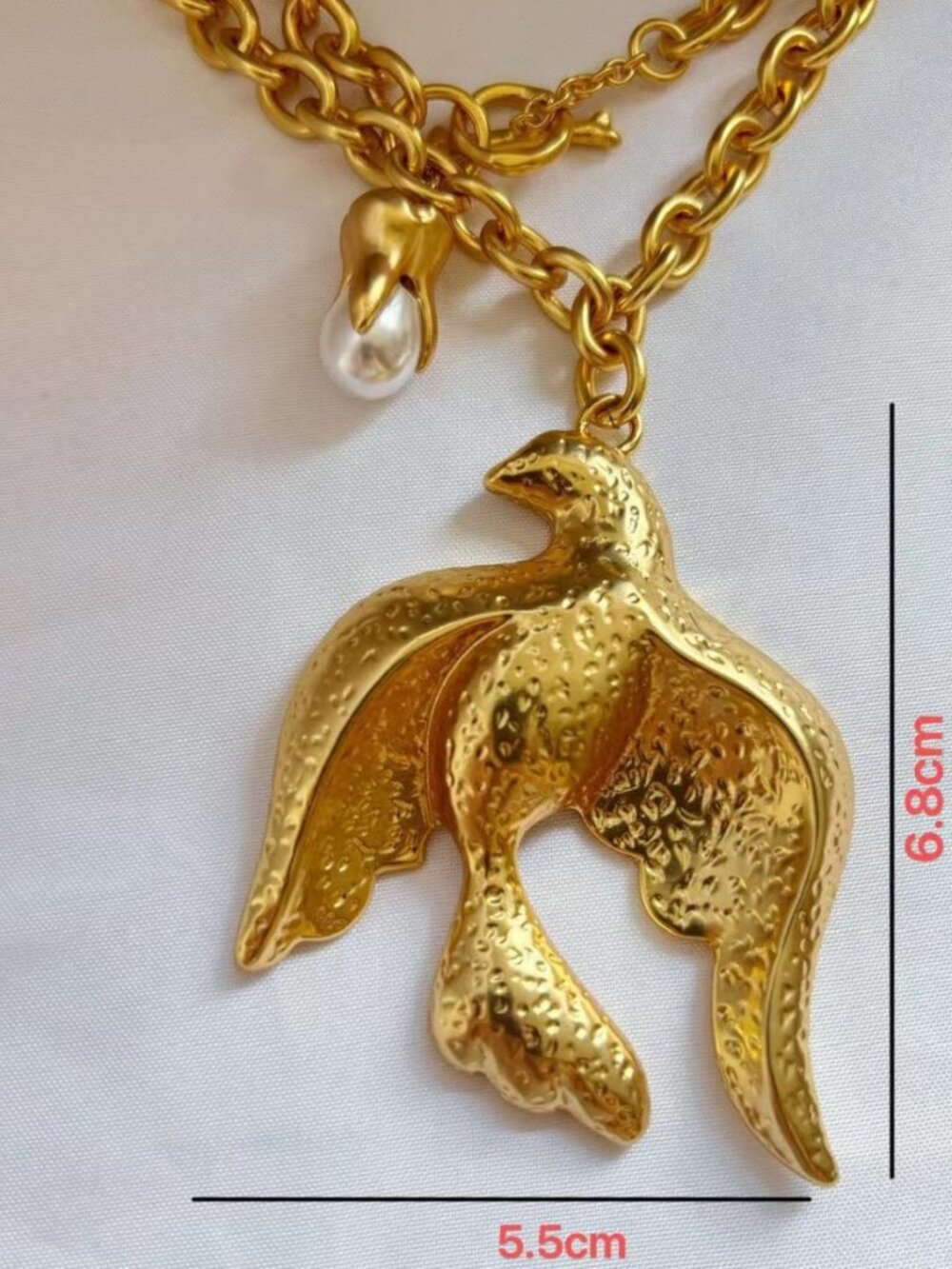 Schiaparelli Peace Dove Necklace